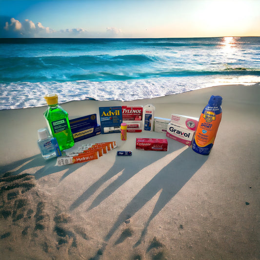 Beach Lover Travel Medication Bag